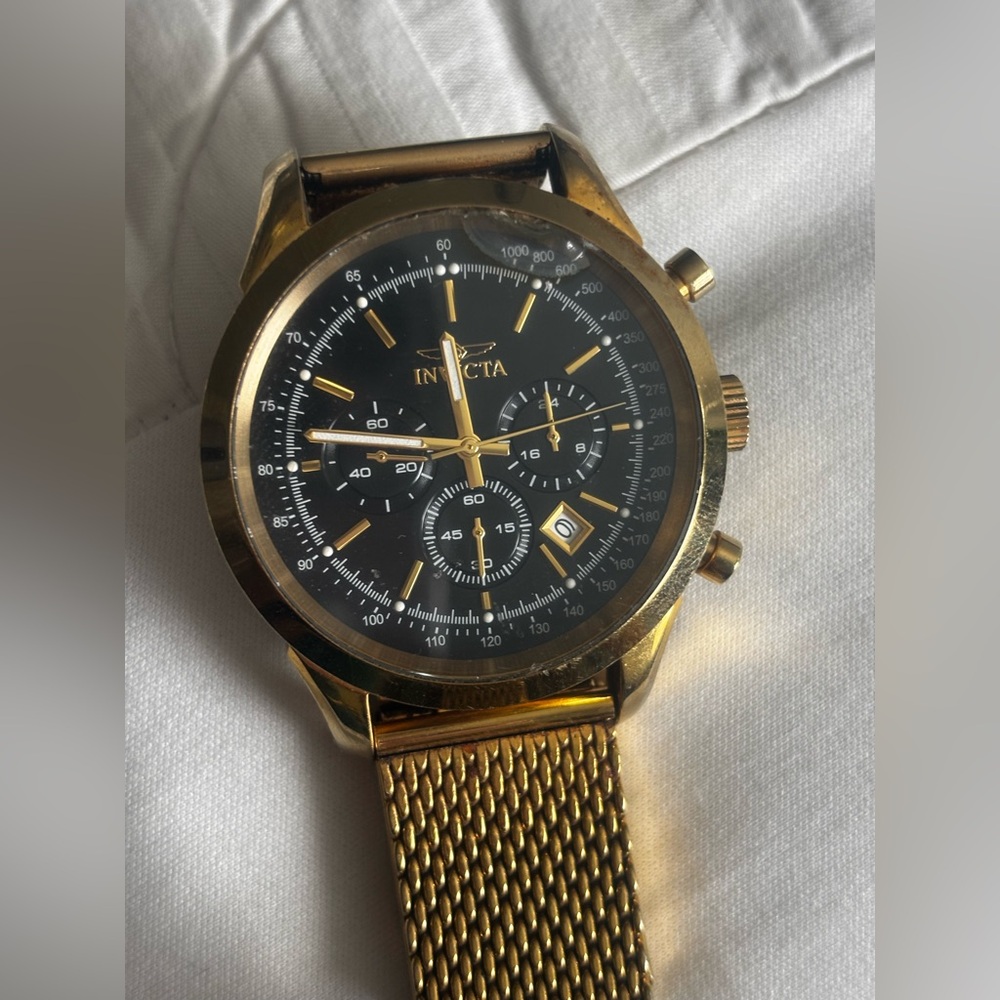 Speedway Chronograph Black Dial Men's Watch